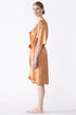 Nk Imode Sierra 3/4 Sleeve Front Tie Silk Robe